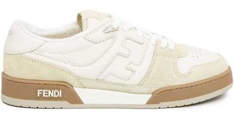 fendi match mesh sneakers - white|men's fendi match.